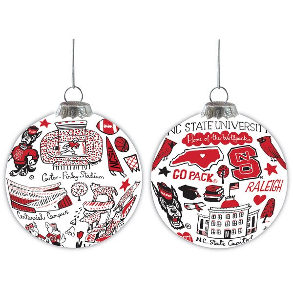 Julia Gash Glass Ball Ornament